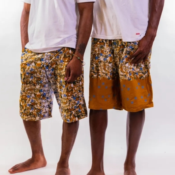 African Print Shorts - Picture 1 of 1